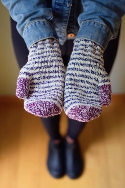 How to Stripe your Gradient Twist Mitten Kit or Any Mittens!