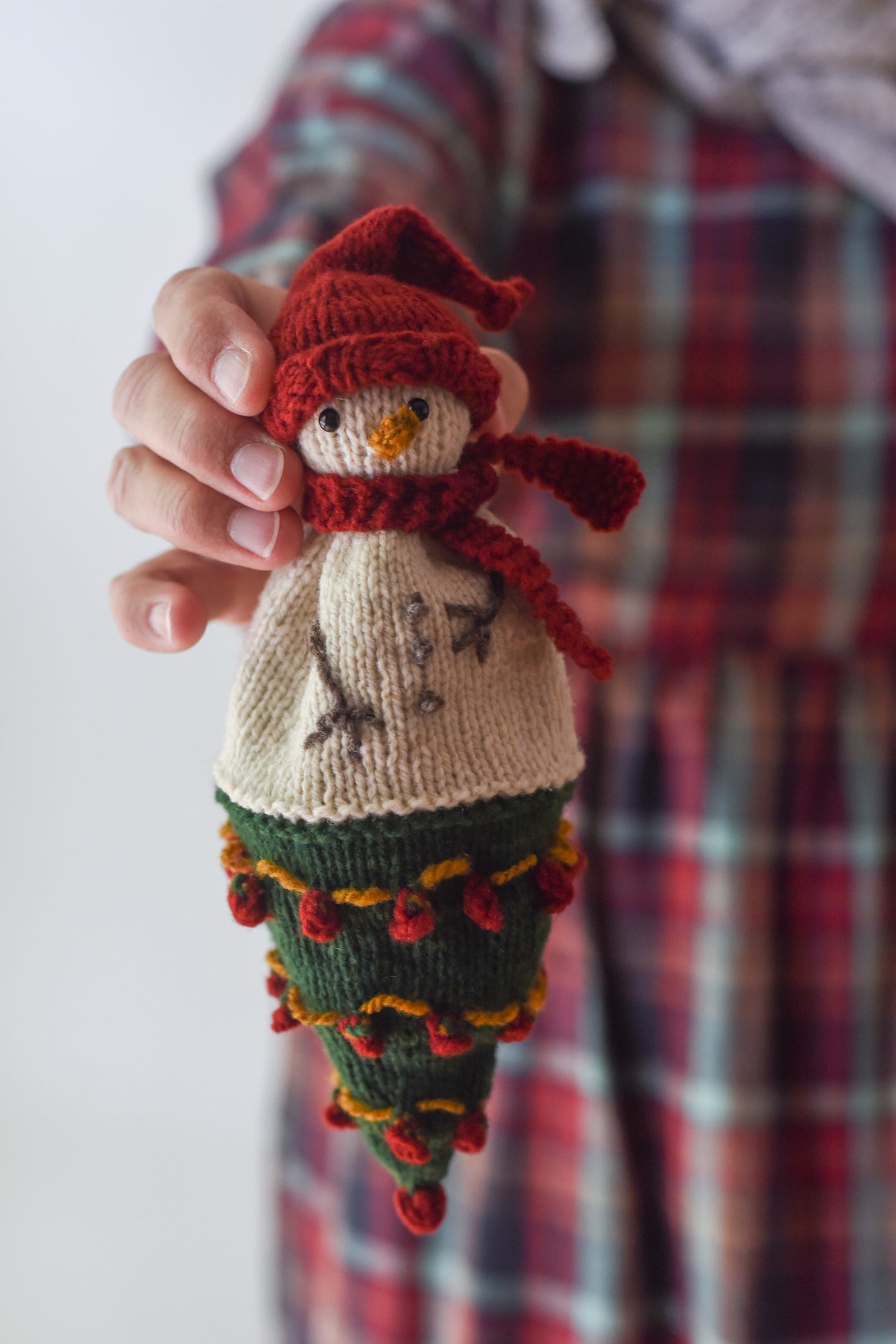 Reversible Tree + Snowman Pattern