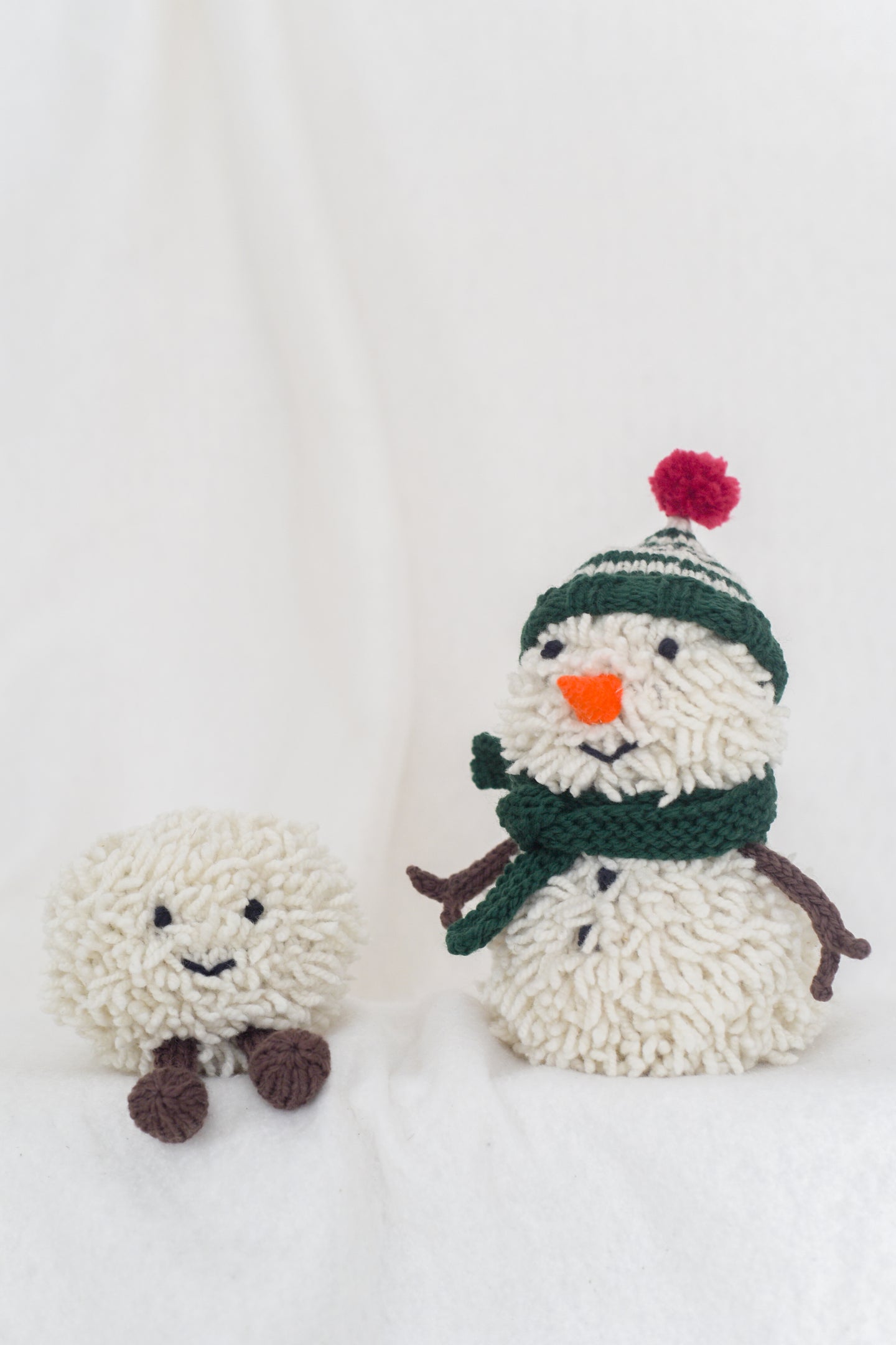 Wooly Snowman + Snowball Pattern