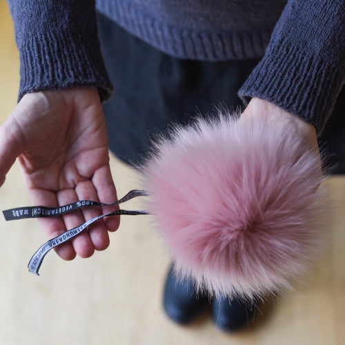 Luxe Snap-on Poms – Barrett Wool Co.