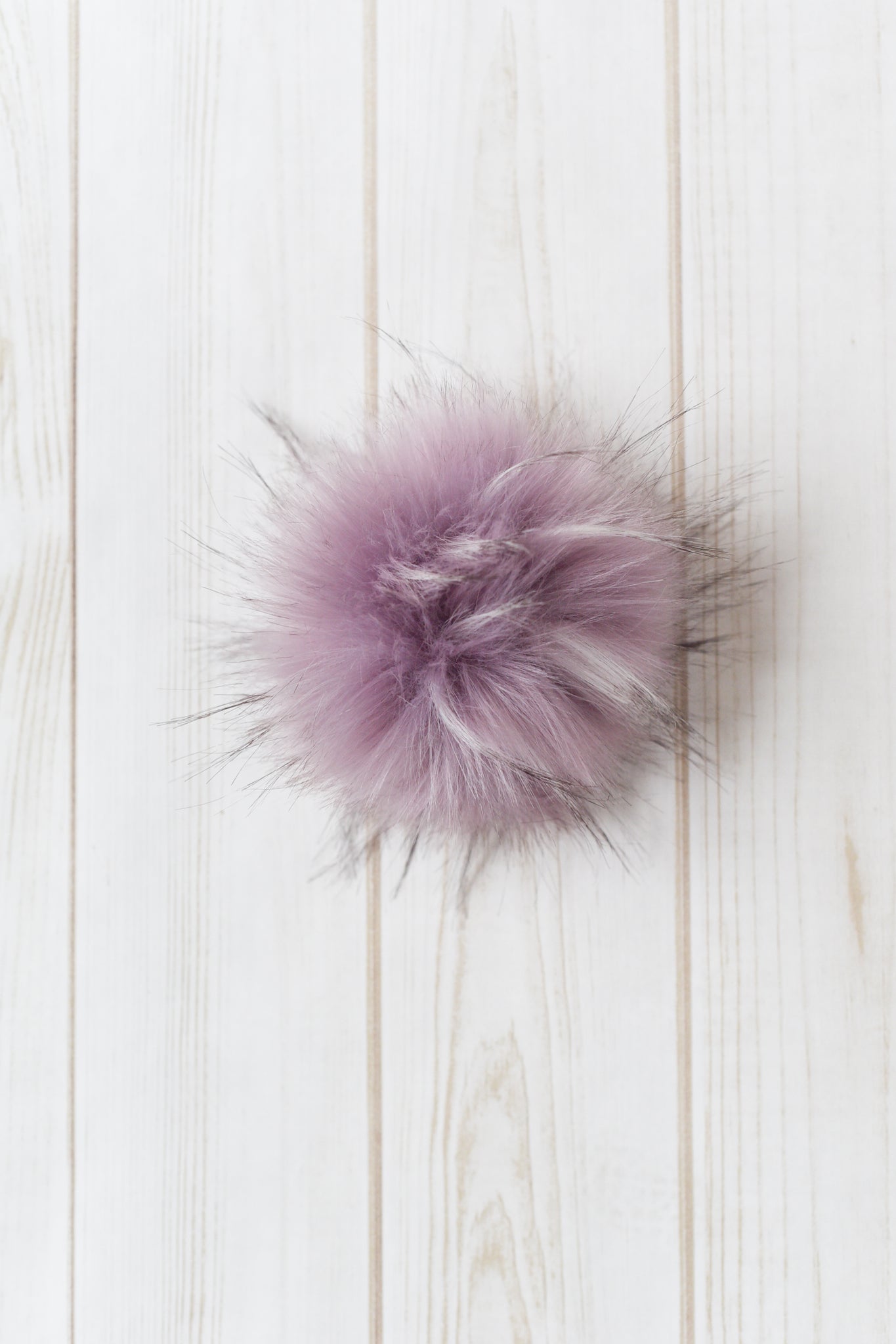 Large Luxury Faux Fur Pompom | Tie, Button or Snap Pom poms