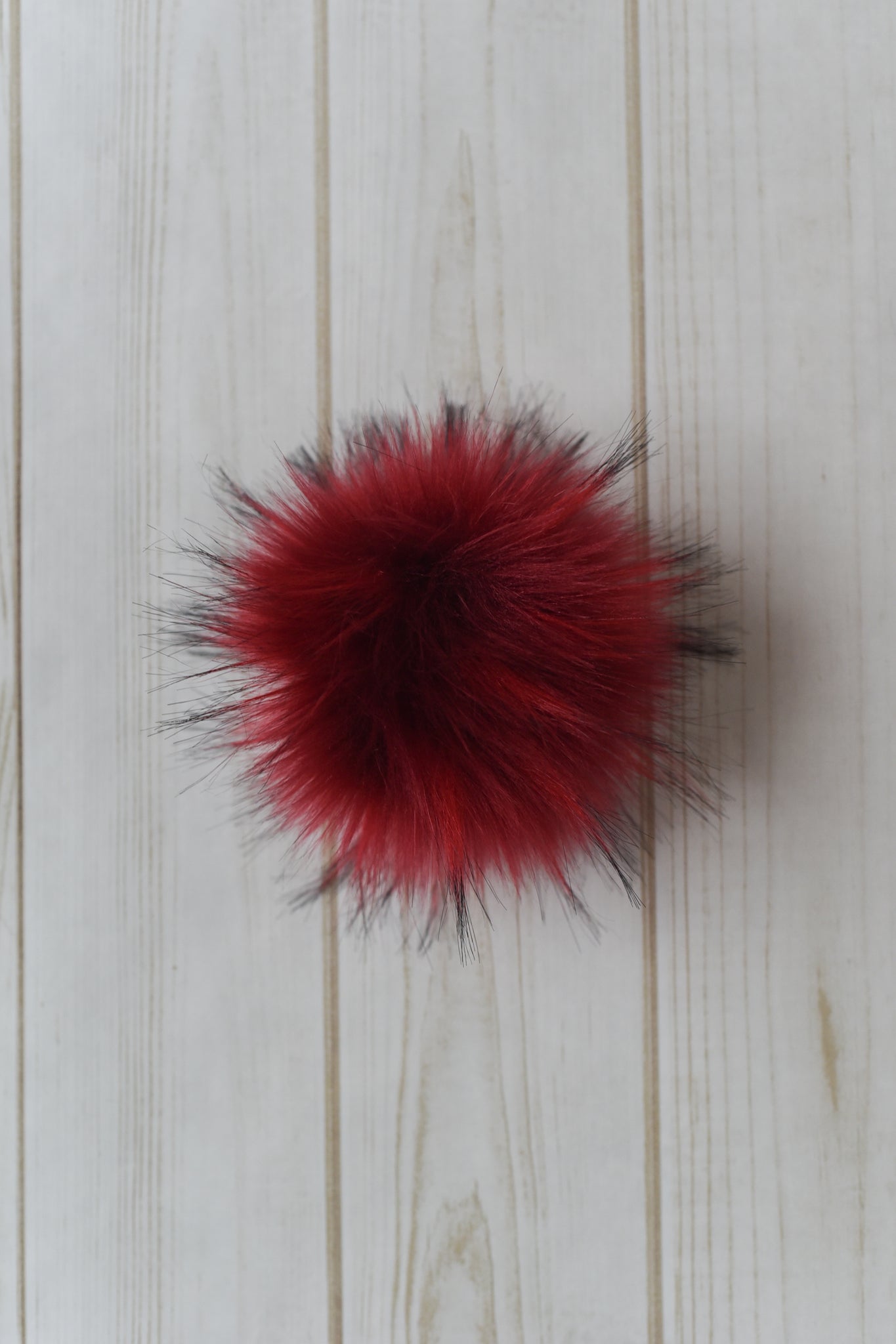 Snap-On Faux Fur Pom-Poms