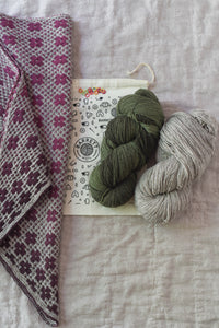 Pre-Order: Pressed Flowers Shawl Kit