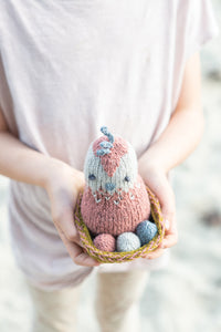 Simple Little Bird and Nest Pattern