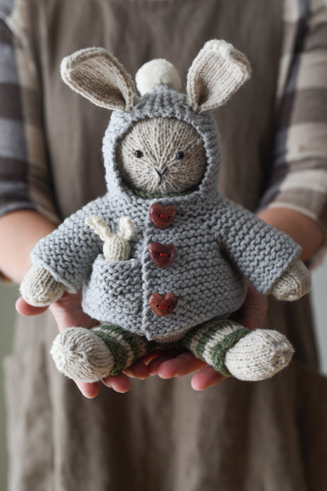 Christopher Bunny’s Garter Hoodie + Tiny Bunny Pattern