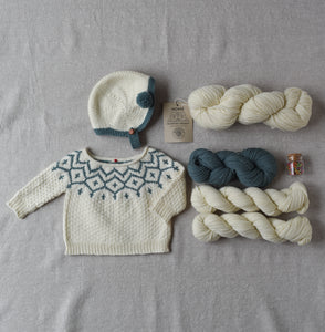 Snowfall Sweater & Leia Bonnet Kit