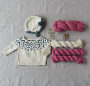 Snowfall Sweater & Leia Bonnet Kit