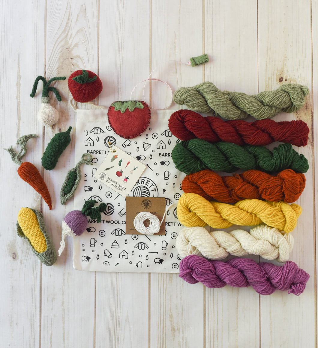 Summer Veggie Charm Set Kit