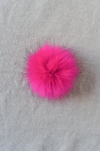 Snap-On Faux Fur Pom-Poms