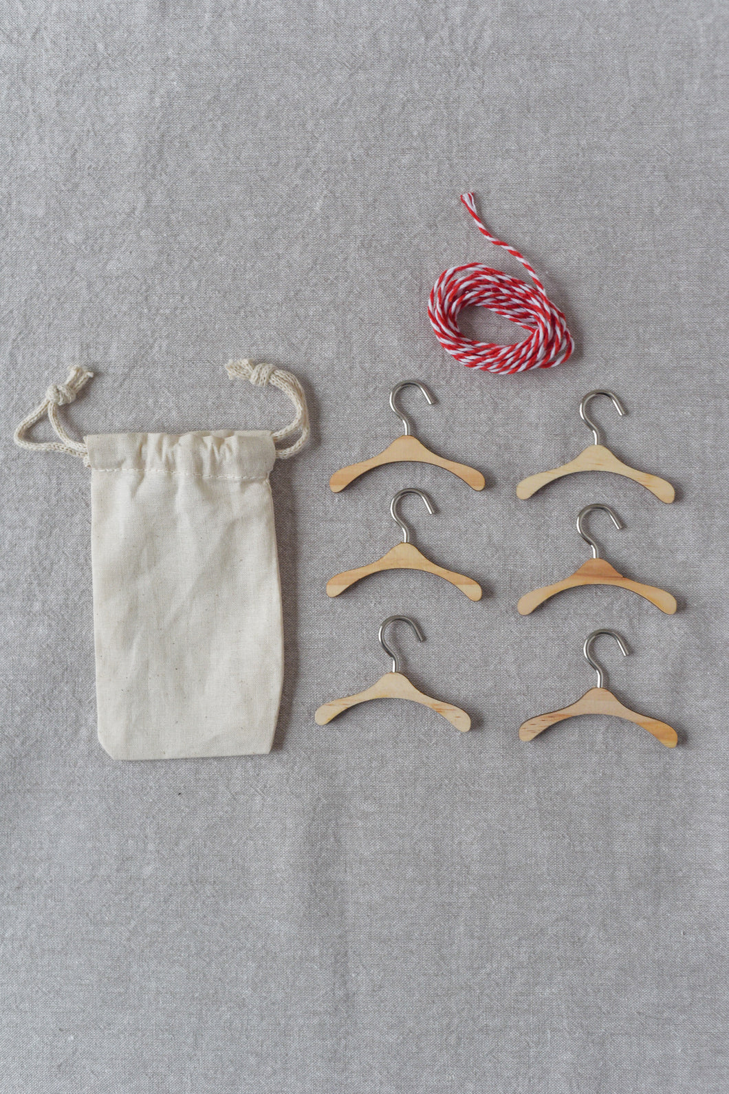 Wooden Hanger & Twine Set