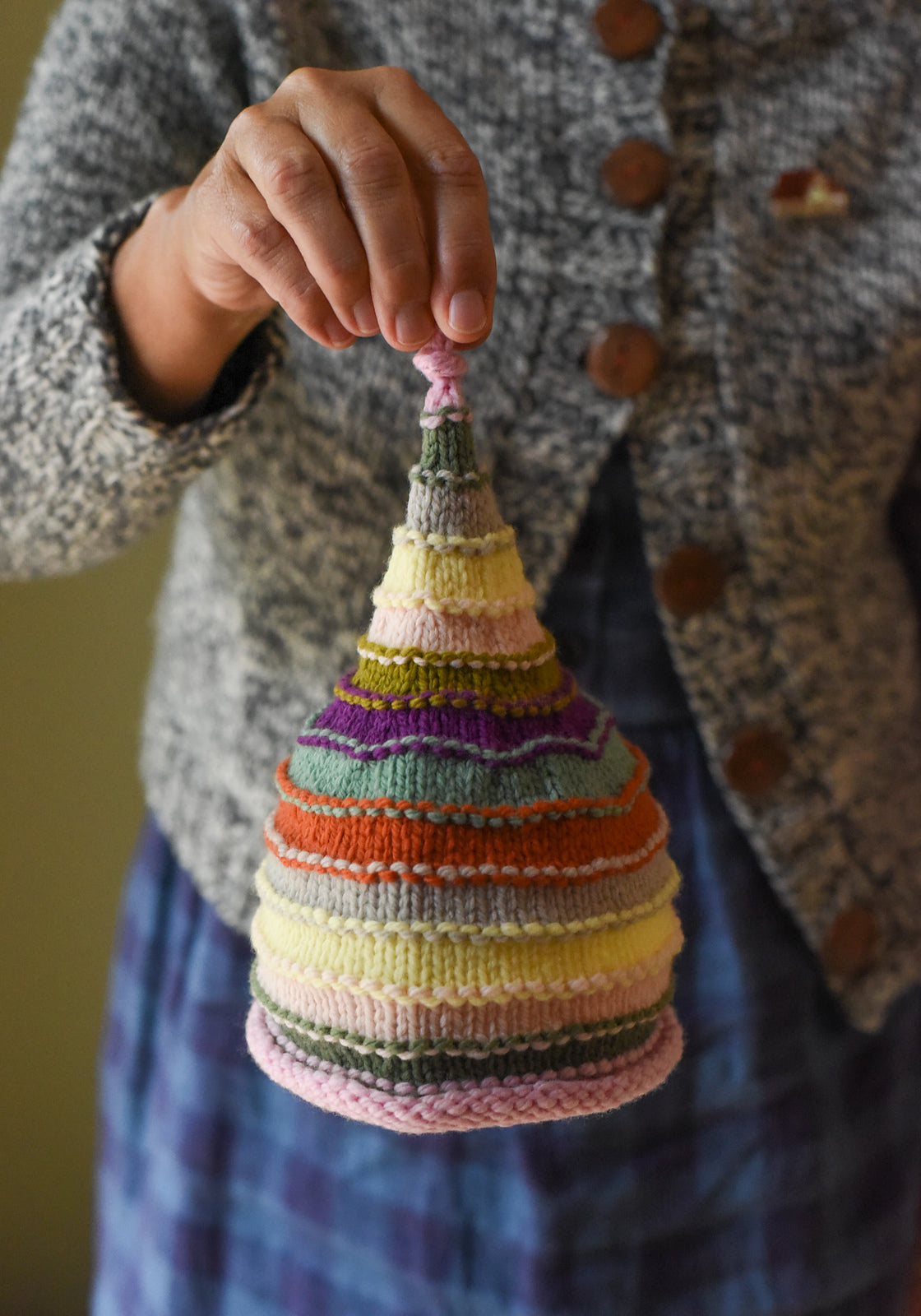Stripey Point Hat Pattern – Barrett Wool Co.
