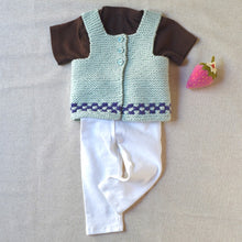 Lille En Set: Blanket, Bonnet and Vest